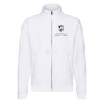 Sweat Jacke "Kaisertreu - Bismarcks Erben", weiß, Motiv Vorderansicht
