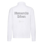 Sweat Jacke "Kaisertreu - Bismarcks Erben" weiß, Rücken