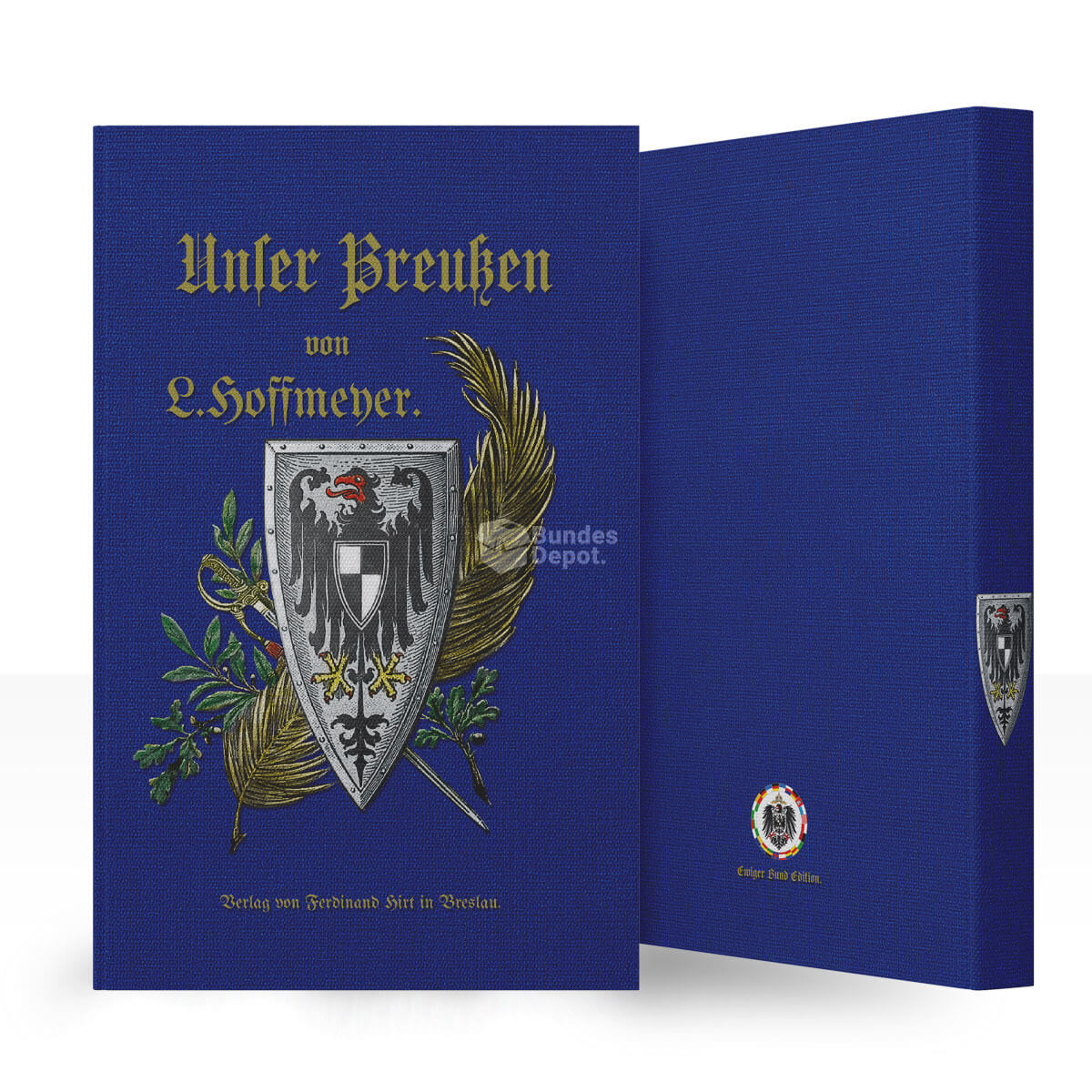 Unser Preußen von Hoffmeyer Titel und Rücken