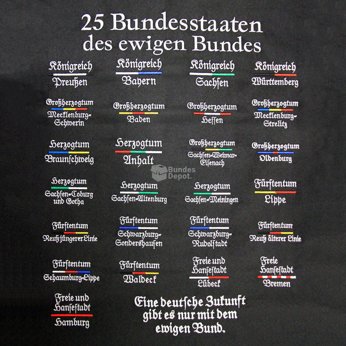 Herren Pullover Stehkragen Bundesstaaten-Kollektion Stickmuster